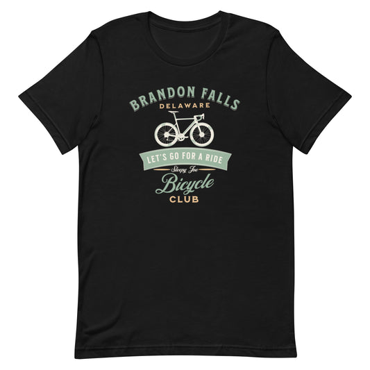 Brandon Falls!! Bicycle Riding In Delaware! Humor T-shirt!